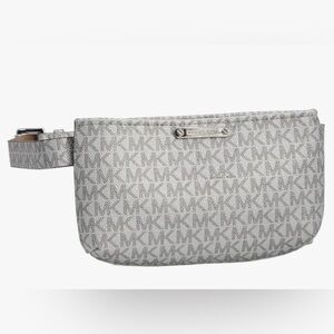 NWT Michael Kors Silver Logo Design Women's Adjustable Belt Bag